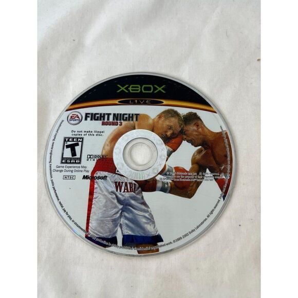 Fight Night Round 3 Xbox Disc Only Tested & Works Very Clean Disc OG Xbox - Picture 1 of 6